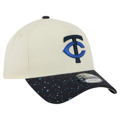 Minnesota Twins Speckle A-Frame 9FORTY Adjustable Hat Cream | New Era