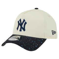 New York Yankees Speckle A-Frame 9FORTY Adjustable Hat Cream | New Era