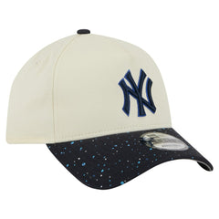 New York Yankees Speckle A-Frame 9FORTY Adjustable Hat Cream | New Era
