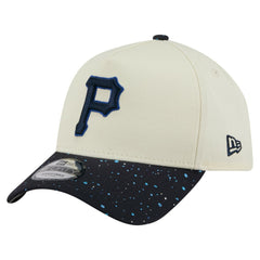Pittsburgh Pirates Speckle A-Frame 9FORTY Adjustable Hat Cream | New Era