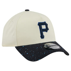 Pittsburgh Pirates Speckle A-Frame 9FORTY Adjustable Hat Cream | New Era
