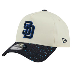 San Diego Padres Speckle A-Frame 9FORTY Adjustable Hat Cream | New Era