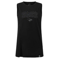 San Jose Sharks Levelwear Women's Influx Darkmoon Tank Top Black