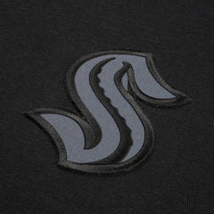 Seattle Kraken Levelwear Women's Waterfall Nightfall Pullover Hoodie Black