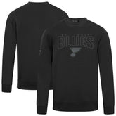 St. Louis Blues Levelwear Zane Darkmoon Pullover Sweatshirt Black