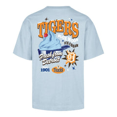 Detroit Tigers Ice Cream Parlor Foundation T-Shirt Light Blue | 47 brand