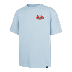 Cincinnati Reds Ice Cream Parlor Foundation T-Shirt Light Blue | 47 brand