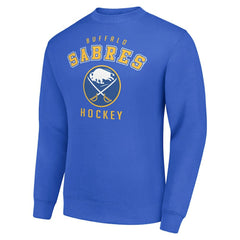 Buffalo Sabres Men's Starter Team Logo Fleece Pullover Sweatshirt Royal