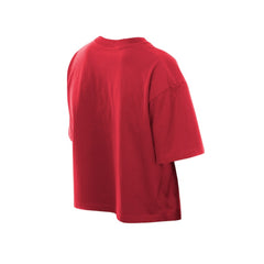 Philadelphia Phillies Women's Boxy Foil Logo T-Shirt Red | New Era