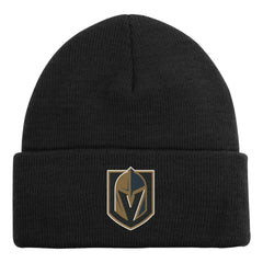 Vegas Golden Knights Outerstuff Youth 2.0 Essential Cuffed Knit Hat Black