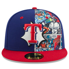 Texas Rangers 2025 MLB Diamond Hero Edition 59FIFTY Fitted Hat Royal/Red | New Era