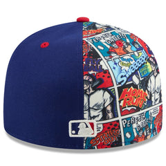 Texas Rangers 2025 MLB Diamond Hero Edition 59FIFTY Fitted Hat Royal/Red | New Era