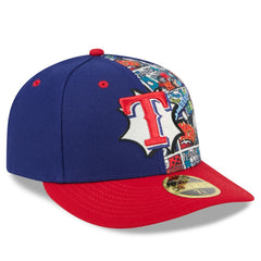 Texas Rangers 2025 MLB Diamond Hero Edition Low Profile 59FIFTY Fitted Hat Royal/Red | New Era
