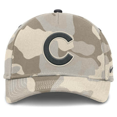 Chicago Cubs Camo Pack Rise Adjustable Hat Natural | Nike