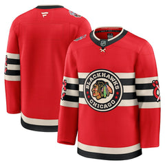 Chicago Blackhawks Fanatics 2025 NHL Winter Classic Premium Jersey Red