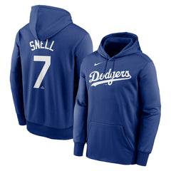 Blake Snell Los Angeles Dodgers Player Name & Number Hoodie Blue | Nike