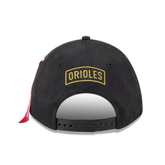 Baltimore Orioles x Alpha Industries A-Frame 9FORTY Adjustable Hat Black | New Era