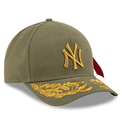 New York Yankees x Alpha Industries A-Frame 9FORTY Adjustable Hat Olive | New Era