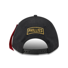 Philadelphia Phillies x Alpha Industries A-Frame 9FORTY Adjustable Hat Black | New Era