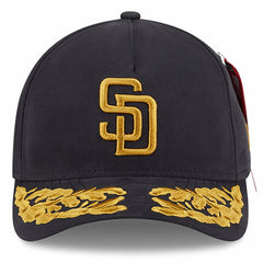 San Diego Padres x Alpha Industries A-Frame 9FORTY Adjustable Hat Black | New Era
