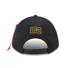 Chicago Cubs x Alpha Industries A-Frame 9FORTY Adjustable Hat Black | New Era