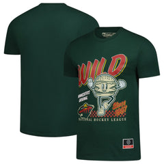 Minnesota Wild Mitchell & Ness Local Food T-Shirt Green