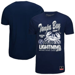 Tampa Bay Lightning Mitchell & Ness Local Food T-Shirt Navy