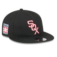Chicago White Sox Baseball Hall of Fame Retro Crown 9FIFTY Adjustable Hat Black | New Era