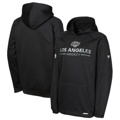 Los Angeles Kings Fanatics Youth Authentic Pro Rink Raglan Hoodie Black