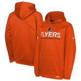 Philadelphia Flyers Fanatics Youth Authentic Pro Rink Raglan Hoodie Orange