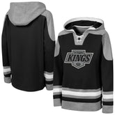 Los Angeles Kings Outerstuff Youth Ageless Must Have Home V-Neck Hoodie Black