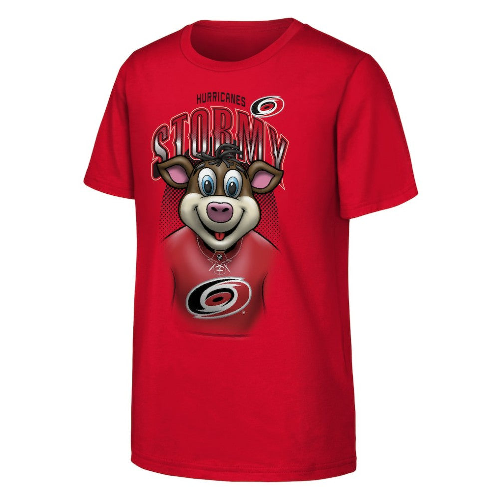 Carolina Hurricanes Outerstuff Youth Mascot Highlight T-Shirt Red