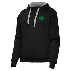 Minnesota Wild Antigua Women's St. Patrick's Day Victory Pullover Hoodie Black