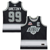 Wayne Gretzky Los Angeles Kings Mitchell & Ness Unisex Maxxed Out Fashion Basketball Jersey Black