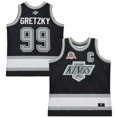 Wayne Gretzky Los Angeles Kings Mitchell & Ness Unisex Maxxed Out Fashion Basketball Jersey Black