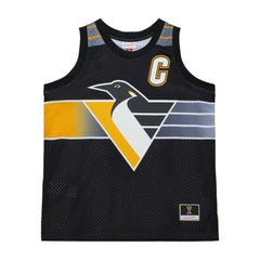 Mario Lemieux Pittsburgh Penguins Mitchell & Ness Unisex Maxxed Out Fashion Basketball Jersey Black