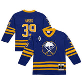 Dominik Hasek Buffalo Sabres Mitchell & Ness 1995-96 Power Play Jersey Royal