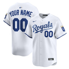 Kansas City Royals Home Limited Custom Jersey White | Nike