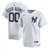 New York Yankees Home Limited Custom Jersey - White