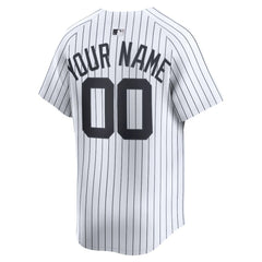 New York Yankees Home Limited Custom Jersey - White