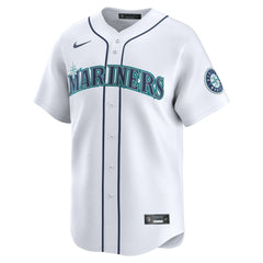 Seattle Mariners Home Limited Custom Jersey - White