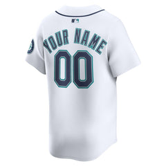 Seattle Mariners Home Limited Custom Jersey - White