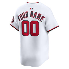 Washington Nationals Home Limited Custom Jersey - White