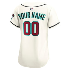 Arizona Diamondbacks Women's Home Limited Custom Jersey - Cream