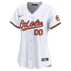 Baltimore Orioles Women's Home Limited Custom Jersey - White