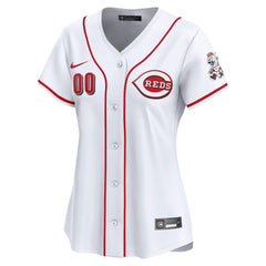 Cincinnati Reds Women's Home Limited Custom Jersey - White