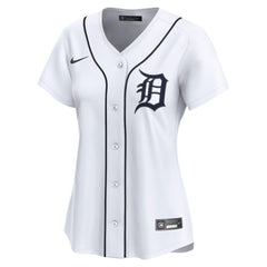 Detroit Tigers Women's Home Limited Custom Jersey - White