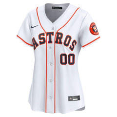 Houston Astros Women's Home Limited Custom Jersey - White