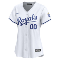 Kansas City Royals Women's Home Limited Custom Jersey - White