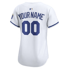 Kansas City Royals Women's Home Limited Custom Jersey - White